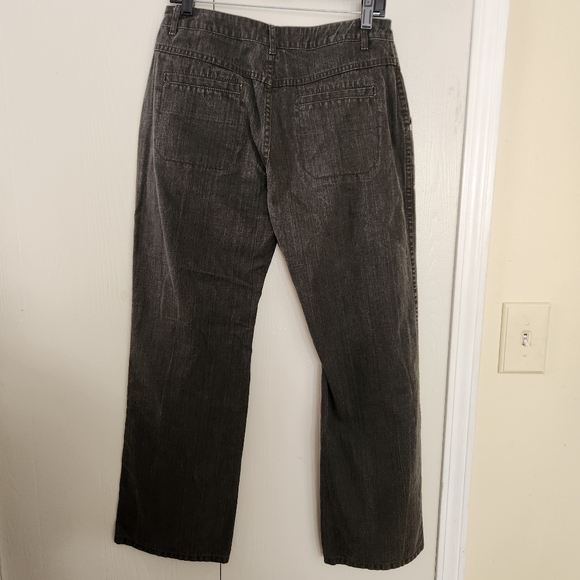 sundance wide leg bootcut vintage sundance grey womens jean sz 12 boho hippy 80s - Picture 4 of 7